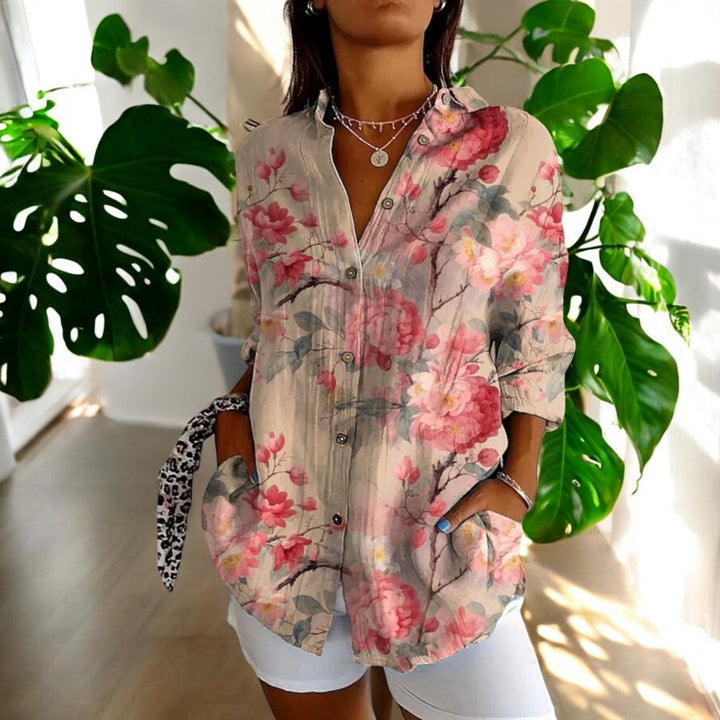 Brooke™ | Blumenbluse – Für zeitlose Eleganz und floralen Charme