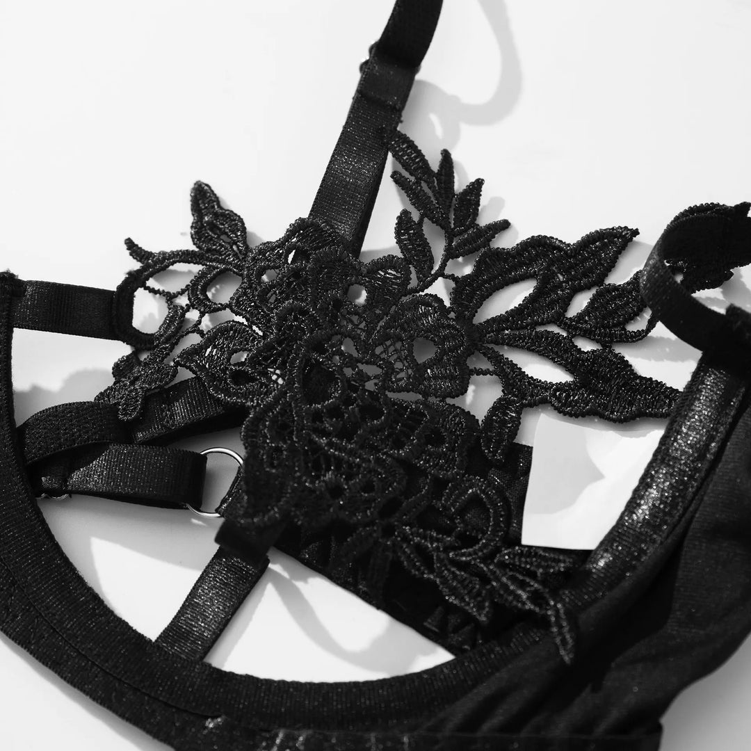 Elena™ | 3-teiliges Französisches Dessous-Set – Eleganz und Sinnlichkeit vereint