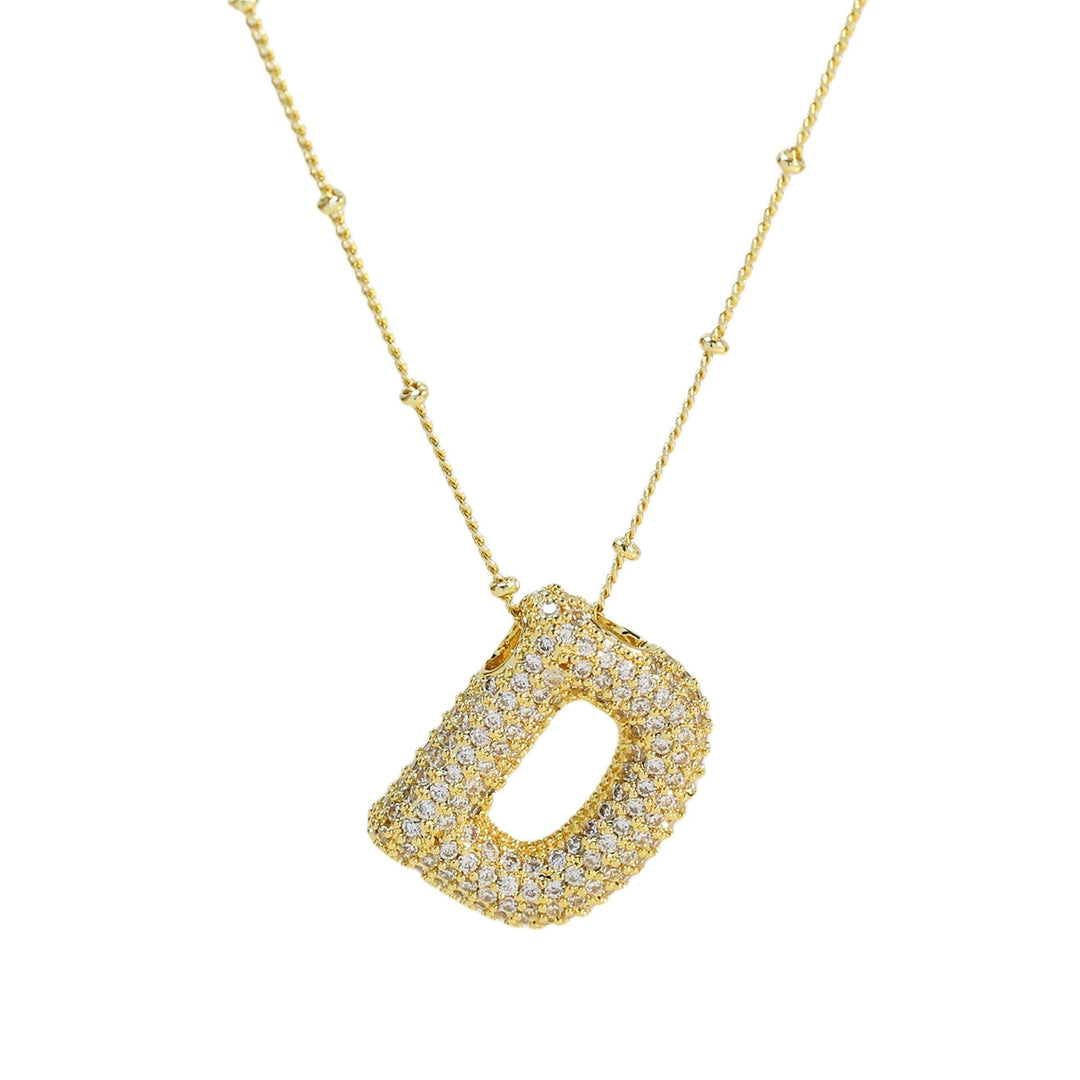 Savannah | Diamond Bubble Letter Halskette