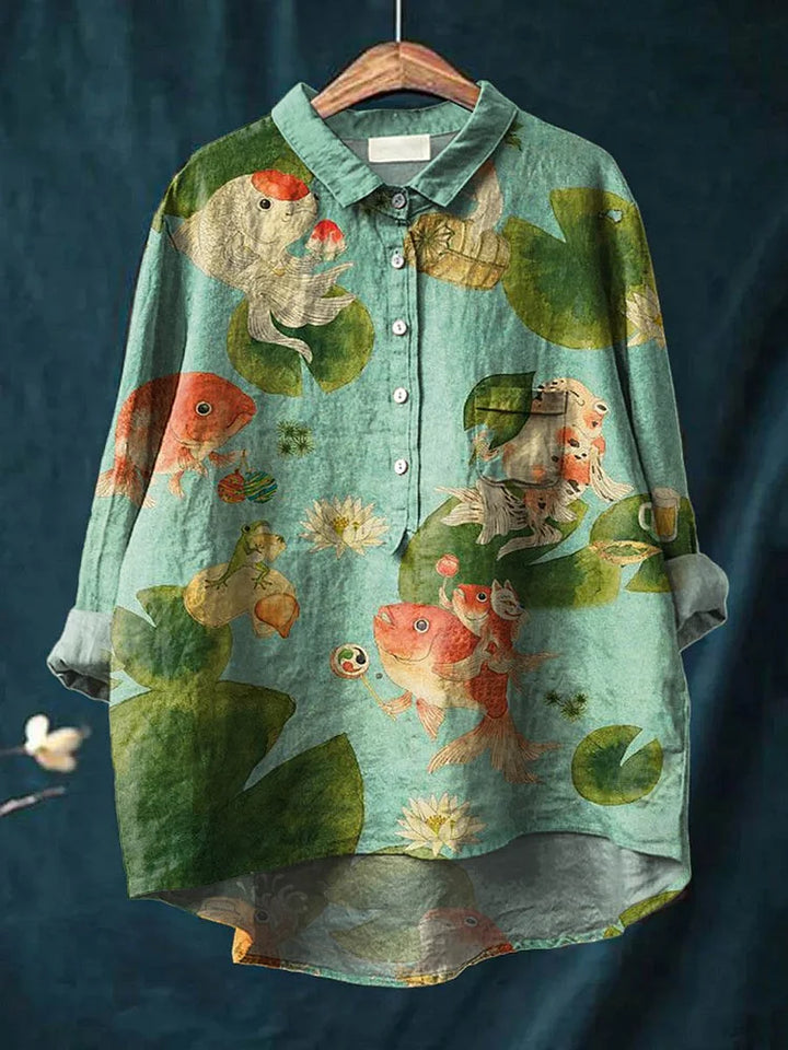 Chloe™ – Stylishes Hunde-Shirt mit Kunst-Print