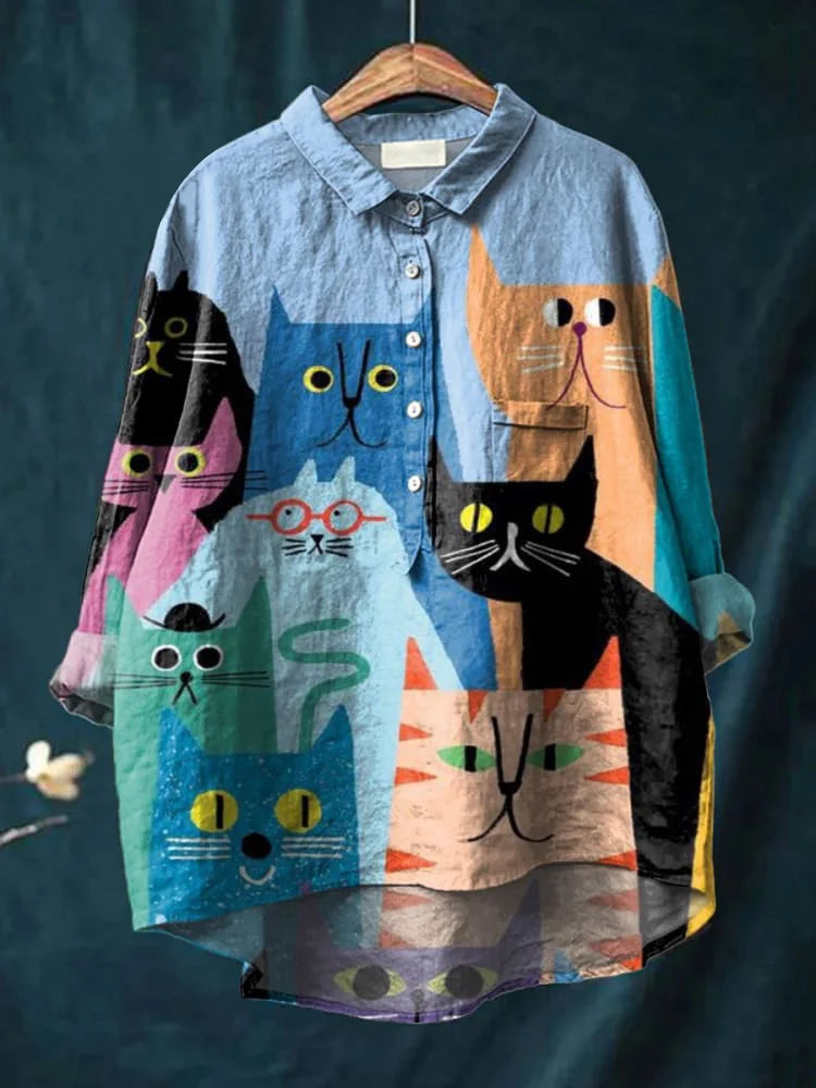 Chloe™ – Stylishes Hunde-Shirt mit Kunst-Print