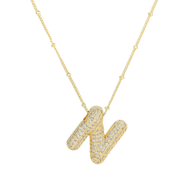 Savannah | Diamond Bubble Letter Halskette