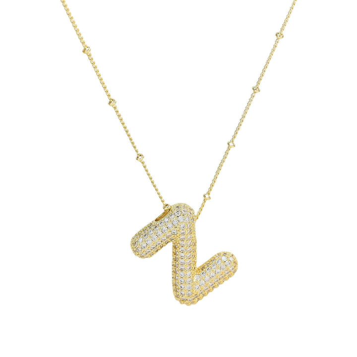 Savannah | Diamond Bubble Letter Halskette