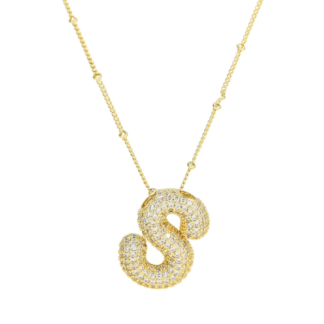 Savannah | Diamond Bubble Letter Halskette