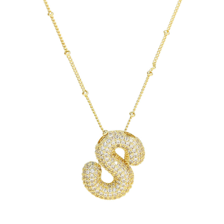Savannah | Diamond Bubble Letter Halskette