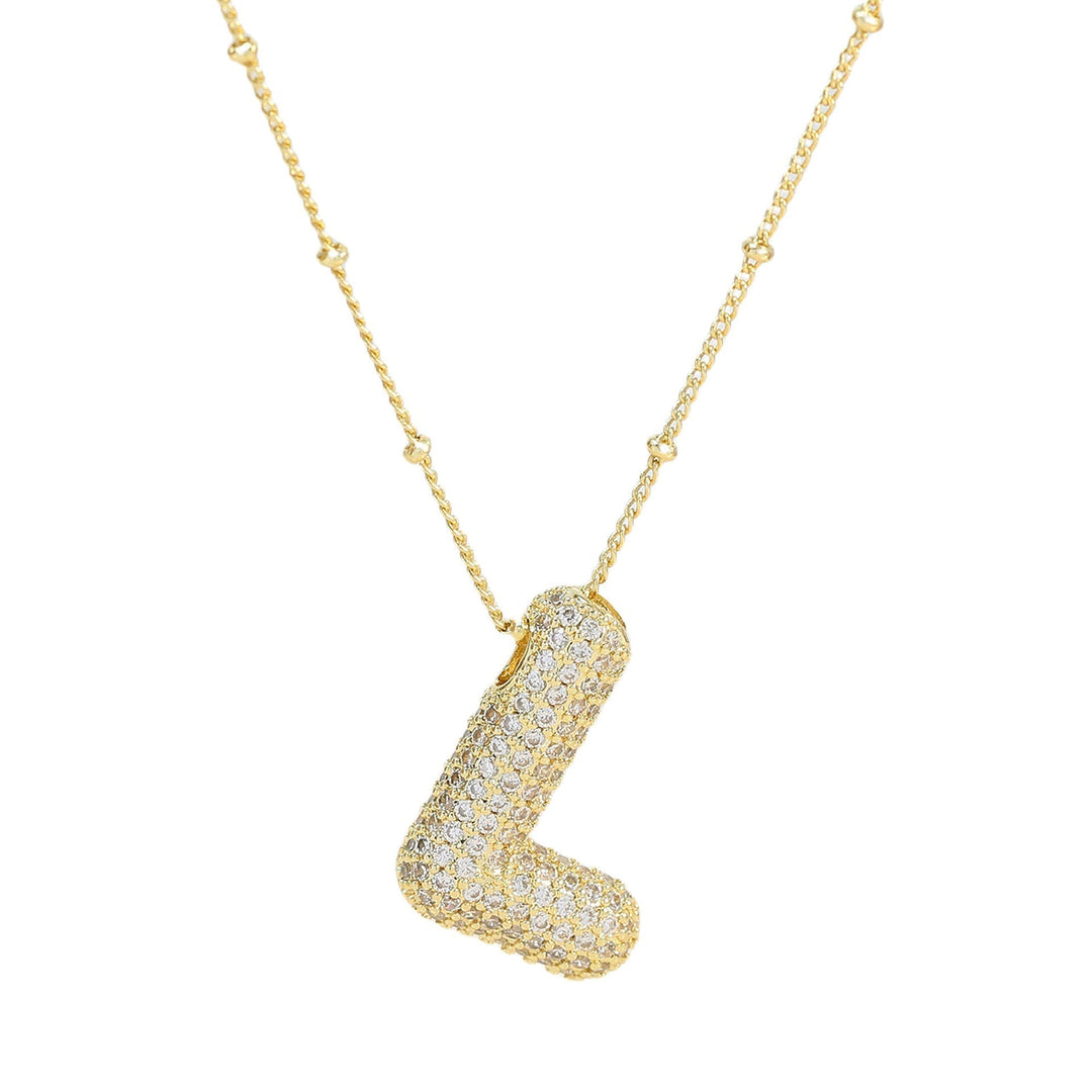 Savannah | Diamond Bubble Letter Halskette
