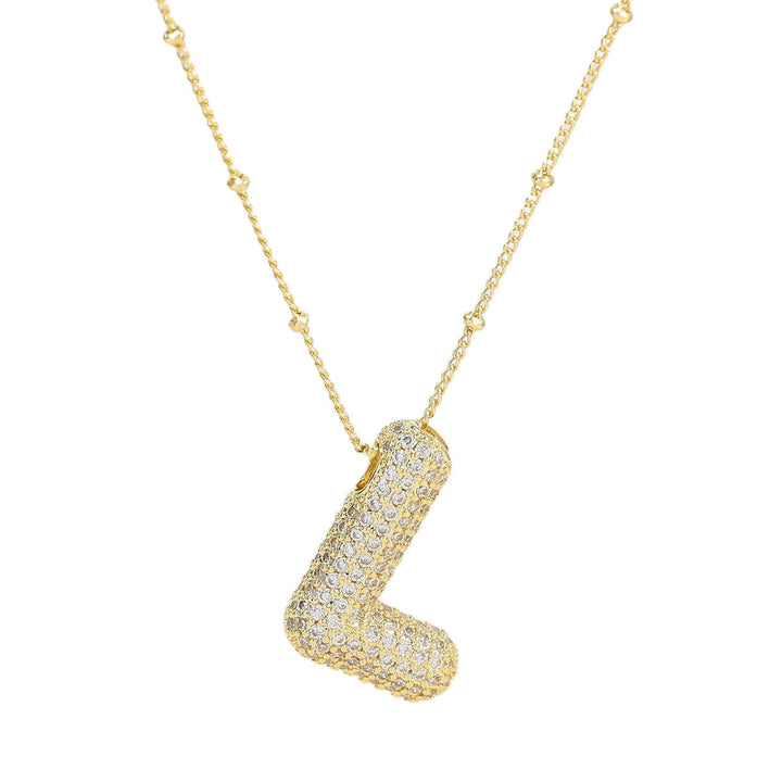 Savannah | Diamond Bubble Letter Halskette