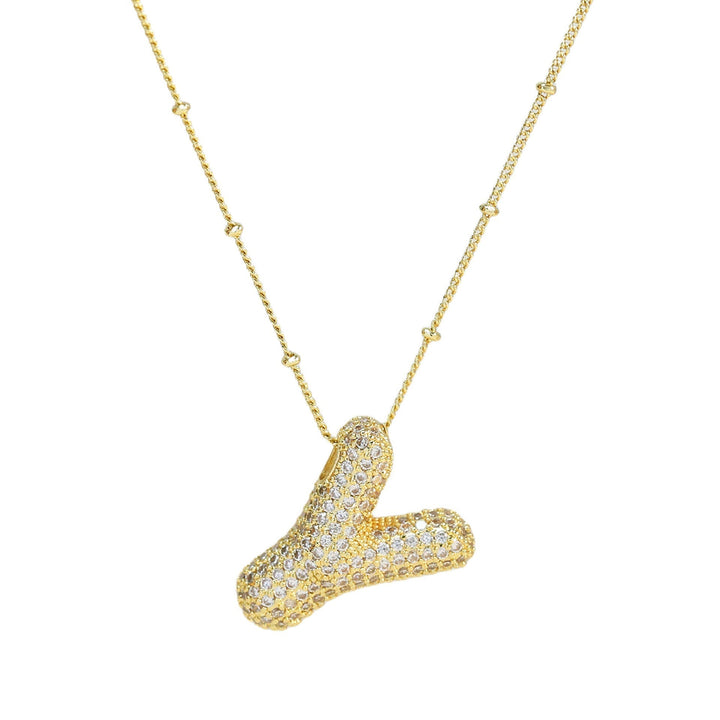 Savannah | Diamond Bubble Letter Halskette