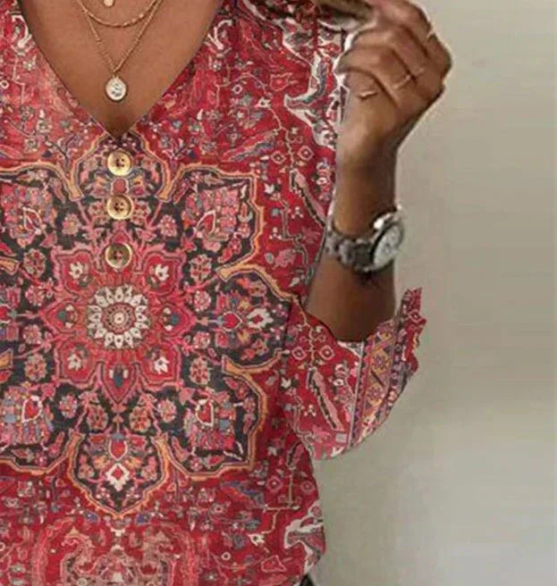 Valerie™ | Vintage Boho Bluse – Für zeitlosen Charme und bohemian Stil