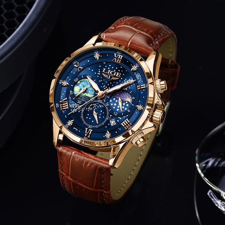 ELEGANTE MONDPHASENUHR