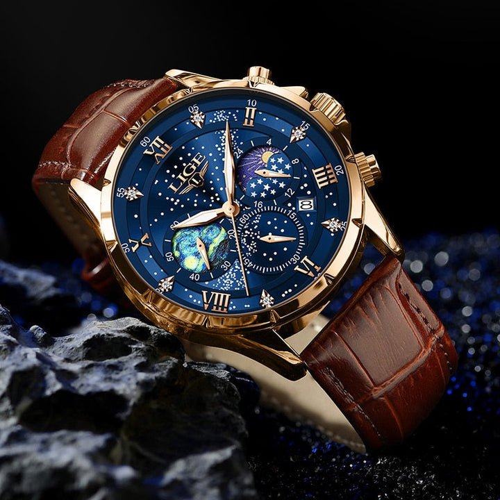 ELEGANTE MONDPHASENUHR