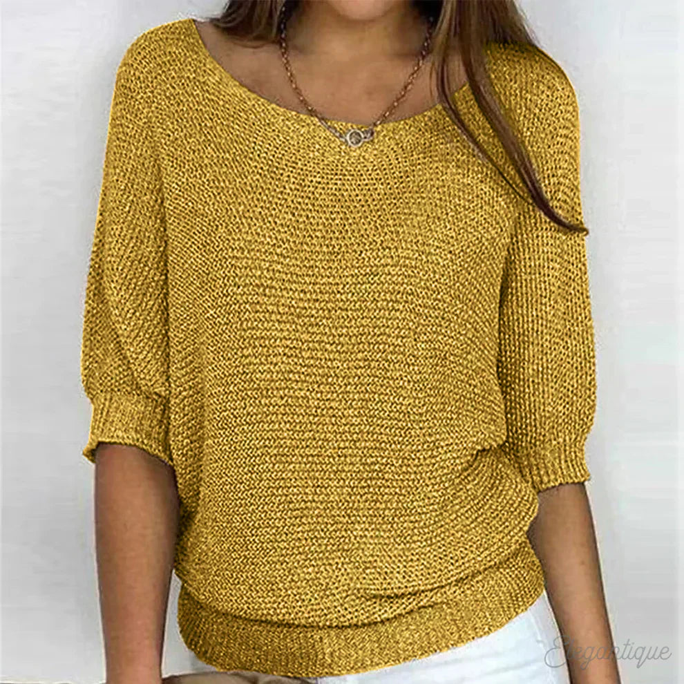 Fleur™ | Lässiges Strickoberteil – Für stilvolle Leichtigkeit und Komfort