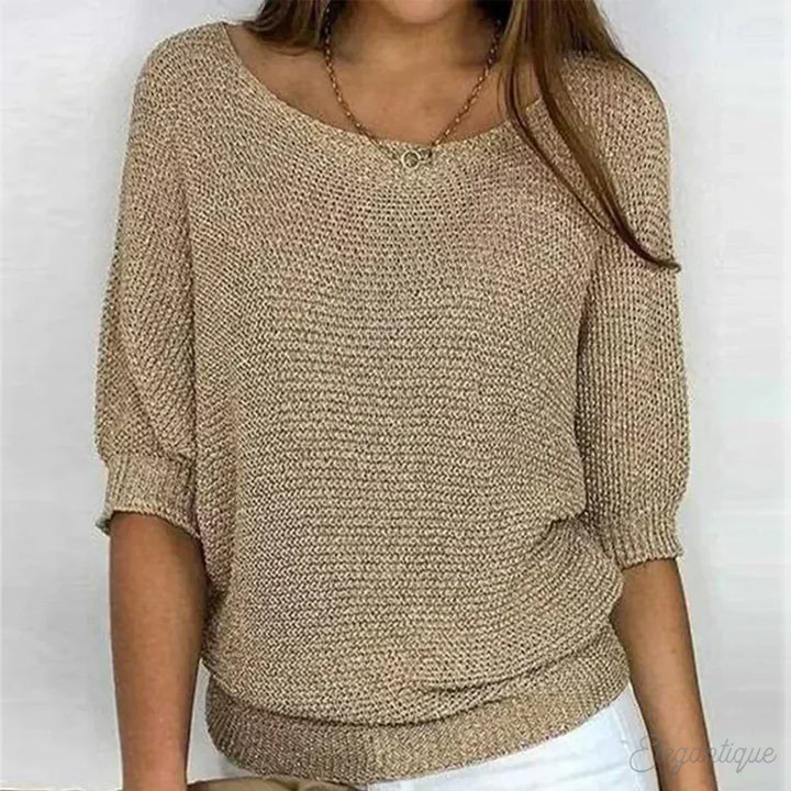 Fleur™ | Lässiges Strickoberteil – Für stilvolle Leichtigkeit und Komfort