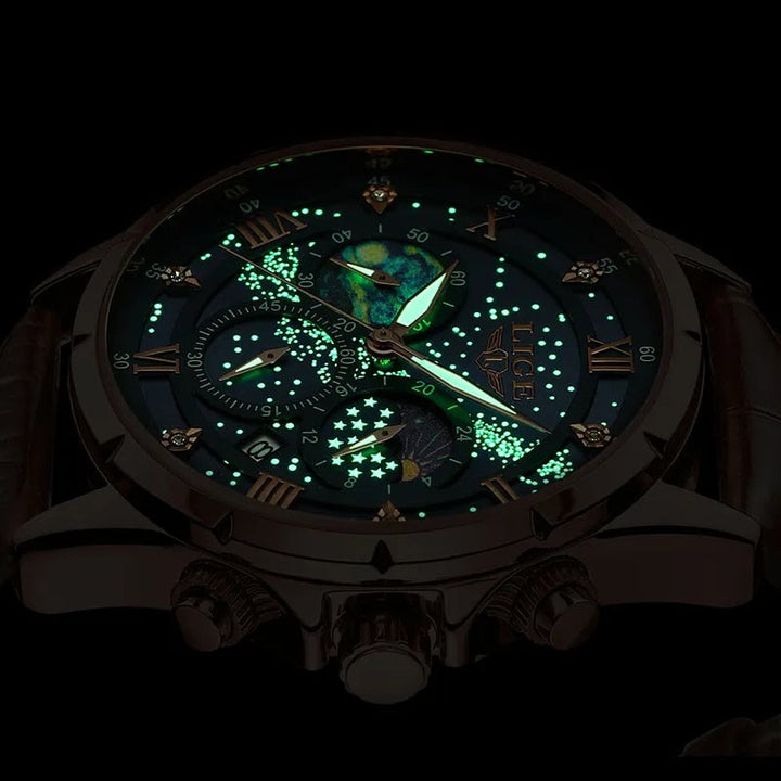 ELEGANTE MONDPHASENUHR